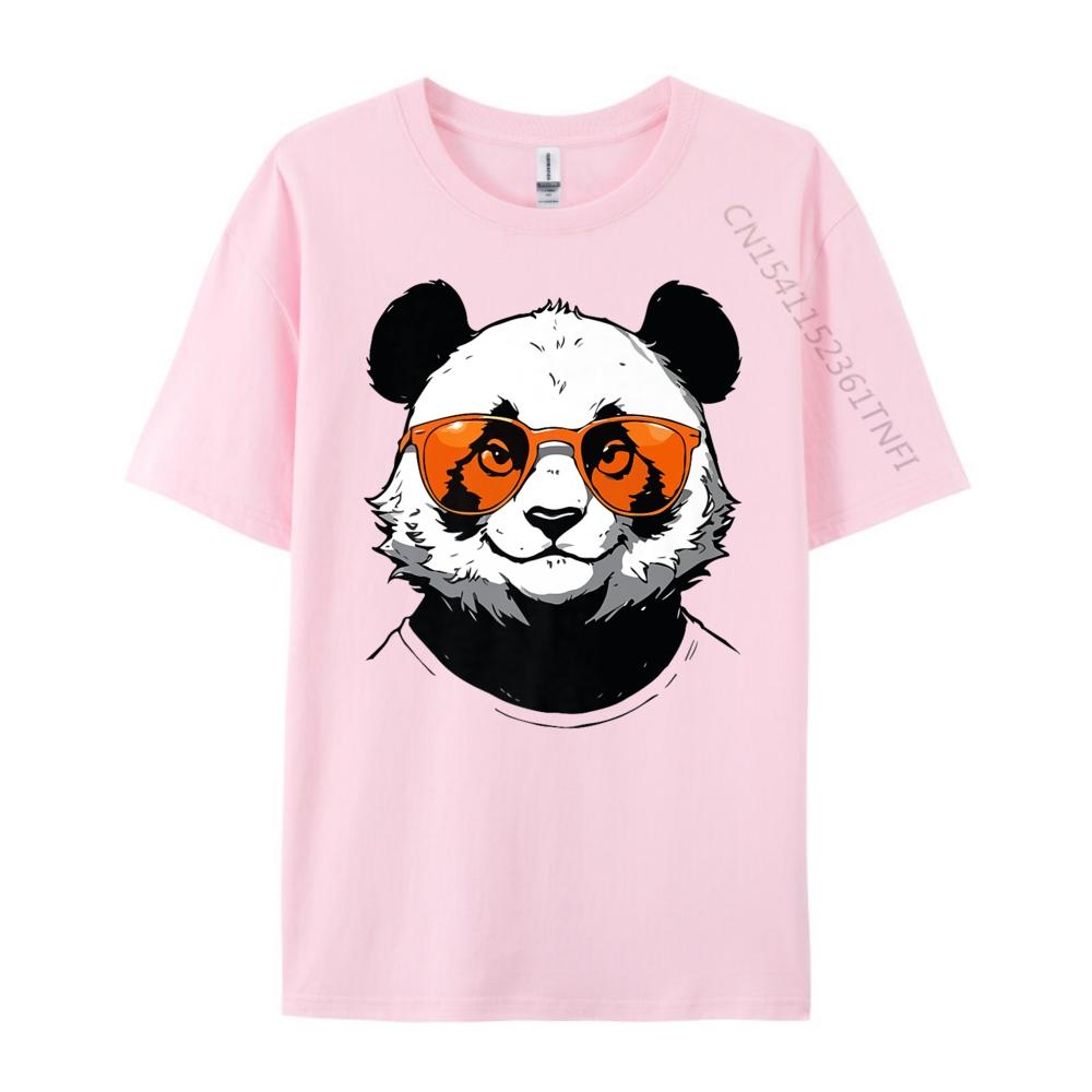 Cool Panda Face Wearing Sunglasses Panda Unisex Unisexs Graphic Tshirts New Year Classic