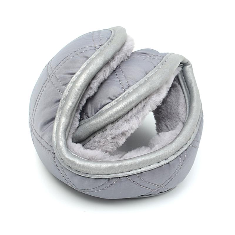 

Складные водонепроницаемые бархатные наушники: Теплый и плотный, унисекс, для женщин, устойчив к холоду Thickened Reflective - Foldable & Extendable серый