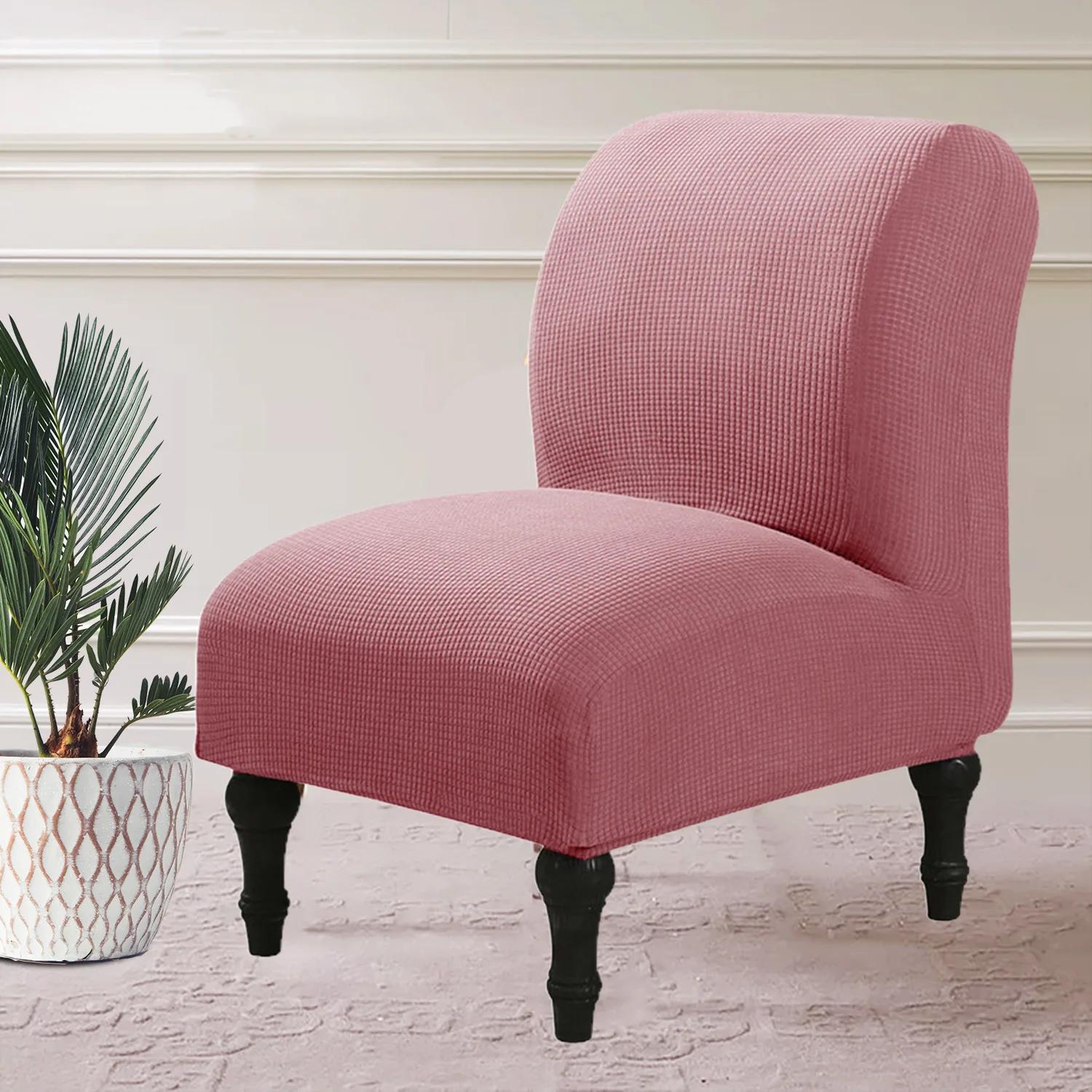 

Чехол для стула без подлокотников, чехол для одного дивана, современный акцент, эластичные чехлы для стульев, эластичный дешевый защитный чехол для дивана для дома и отеля