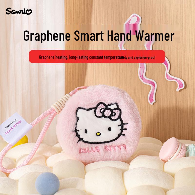 Sanrio Rechargeable Cartoon Plush Hand Warmer - Cute Winter Essential