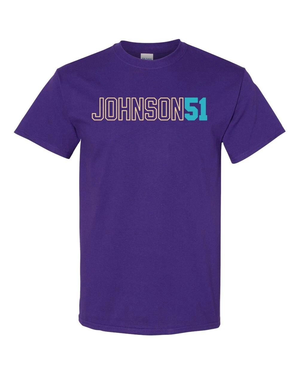 

ARIZONA Name And Number Johnson #51 Unisex T-Shirt S-XL FREE S&H! M