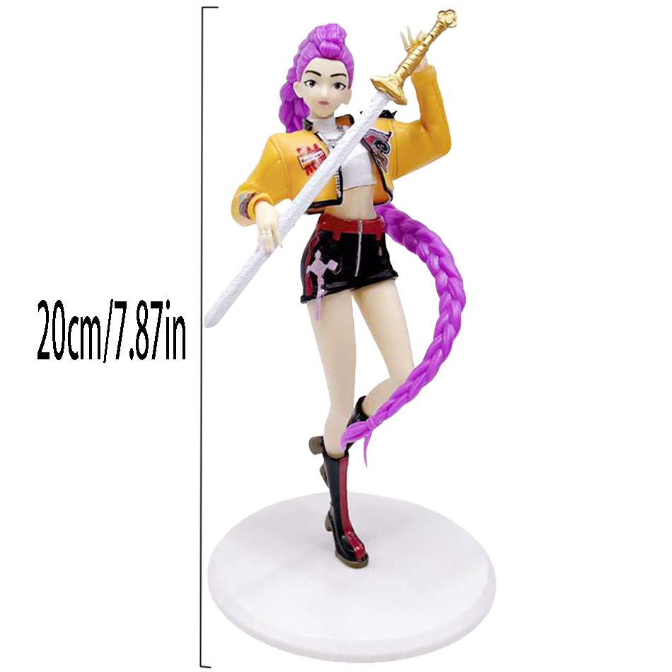 

Anime KPop Movie Peripheral Rumi Figurine Desk Resin Ornament Action Figure Miniature Figurine Handicrafts Decor Gifts for Fans