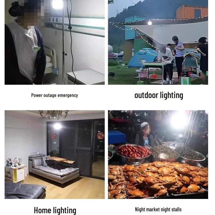 Super jasné prenosné LED svetlo s klipovým stojanom pre vonkajšie použitie