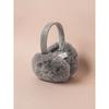 Daiso Soft Fleece Foldable Earmuffs Grey