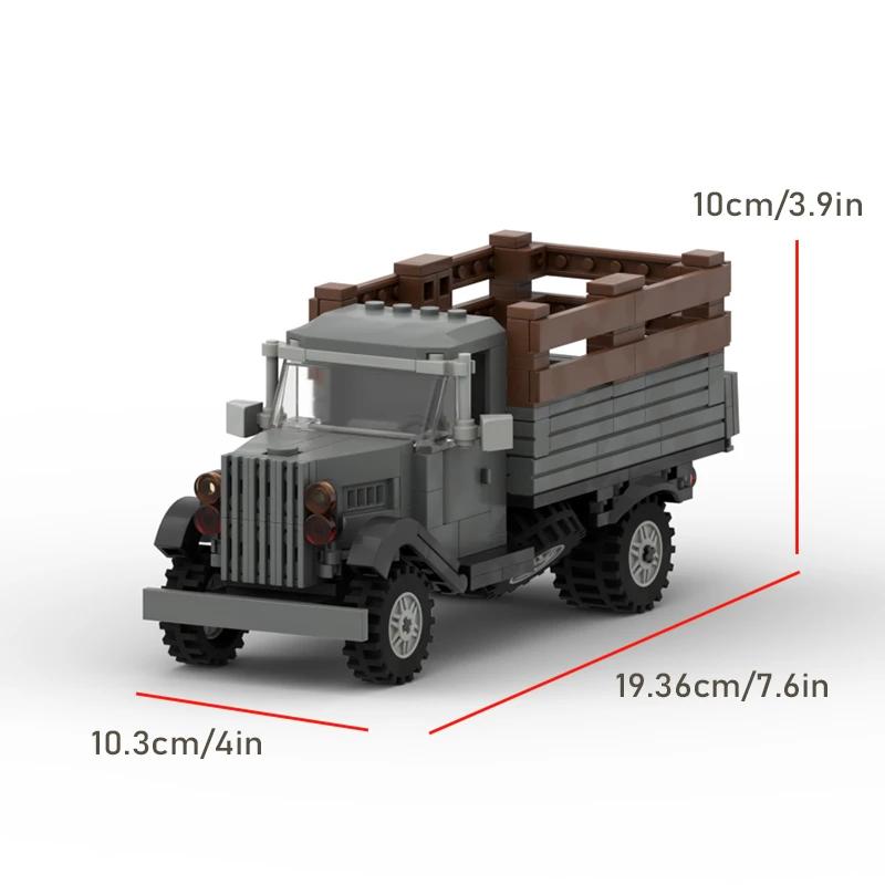 Military Truck Building Block Transport Vehicle M8 Light Armored Vehicle MOC Assembly Model Toys Gifts