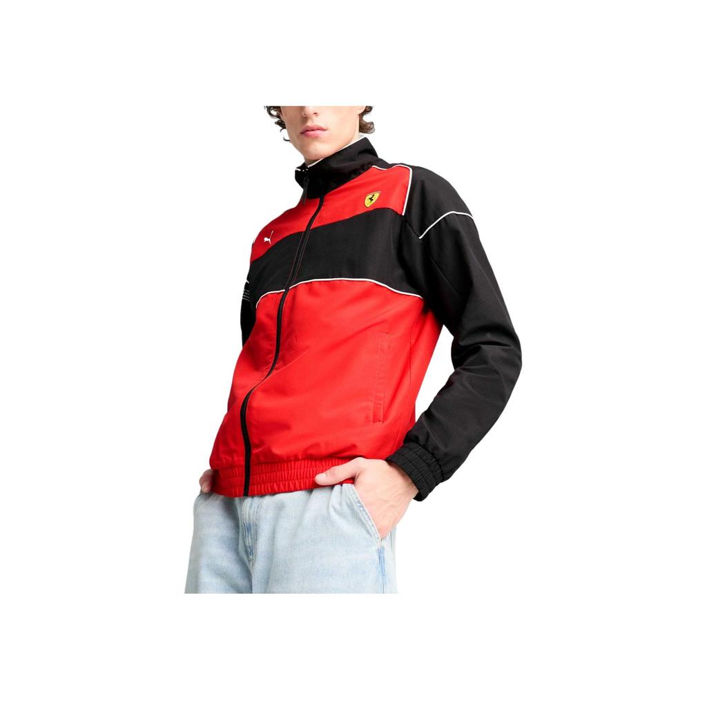 New PUMA Jackets Men's Black Red 02 630217-02
