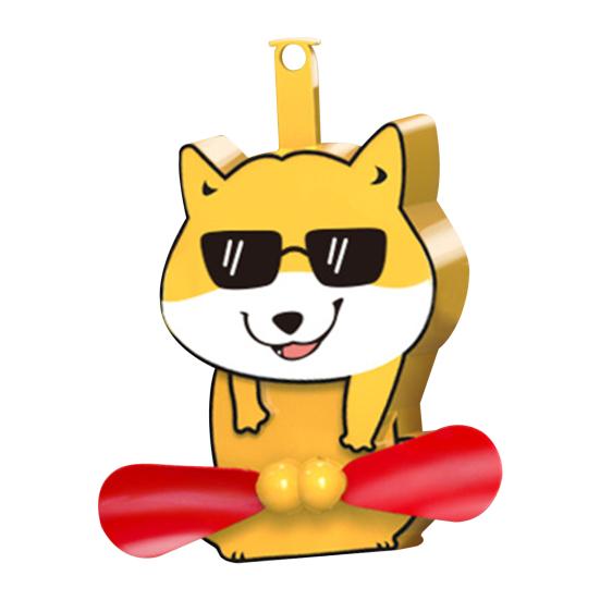 

Hand-Crank Fan Cartoon Handheld Fan Cute Animal Shapes Portable Pocket Fan for Picnics Living Rooms Travel A