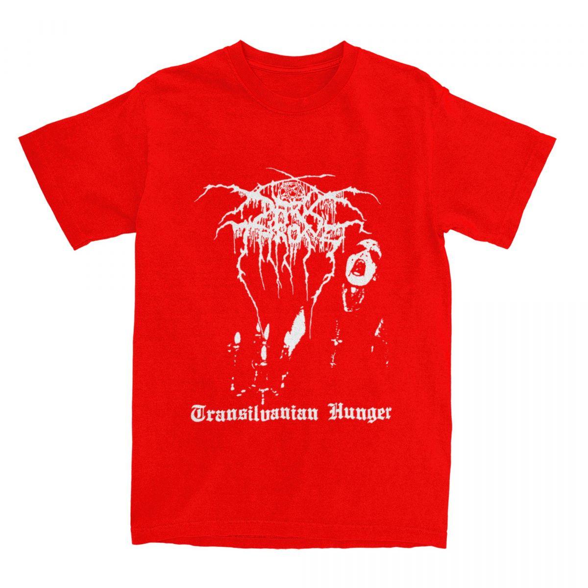 

Unisex Women Black Metal Band Darkthrone Shirts Apparel Funny Cotton Transilvanian Hunger T Shirts Top Tee Clothes Adult S