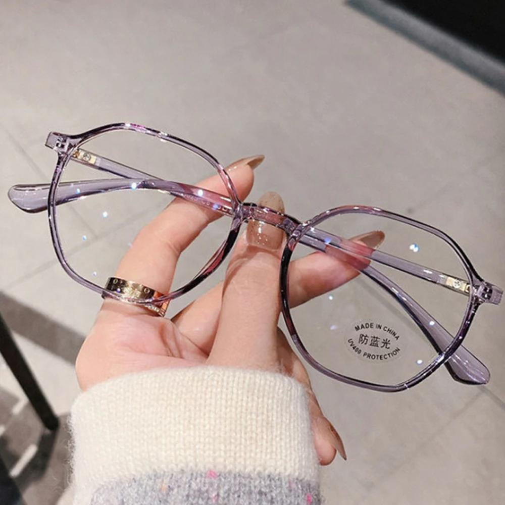 

Fashion Fashion Transparent Reading Glasses Female Middle-aged and Elderly High-definition Anti-blue Light Glasses for The Elderly
