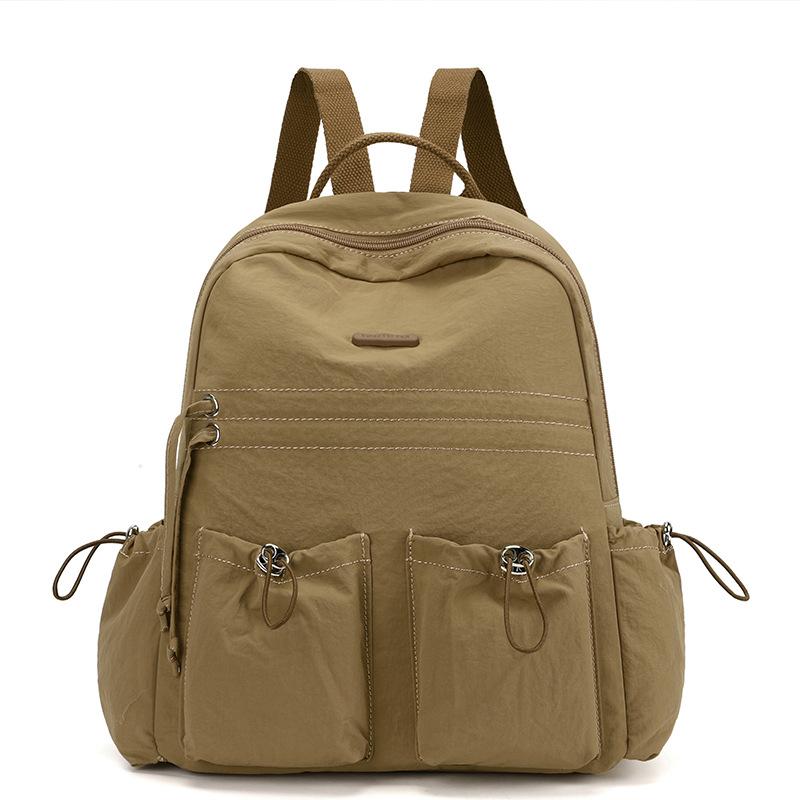 Fashion Versatile Cute Backpack Ladies Large Capacity School Light Commuter Versatile Drawstring Backpack