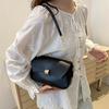 Elegant Pu Leather Chain Shoulder Bag For Women Trendy 2024 Street Style Small Square Bag