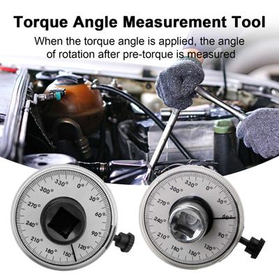Angle Torque Gauge Tool 1/2 Inch Automobile Angle Gauge And Torque Gauge Torque Angle Meter Pointer Dial Torque Meter Measuring Instrument