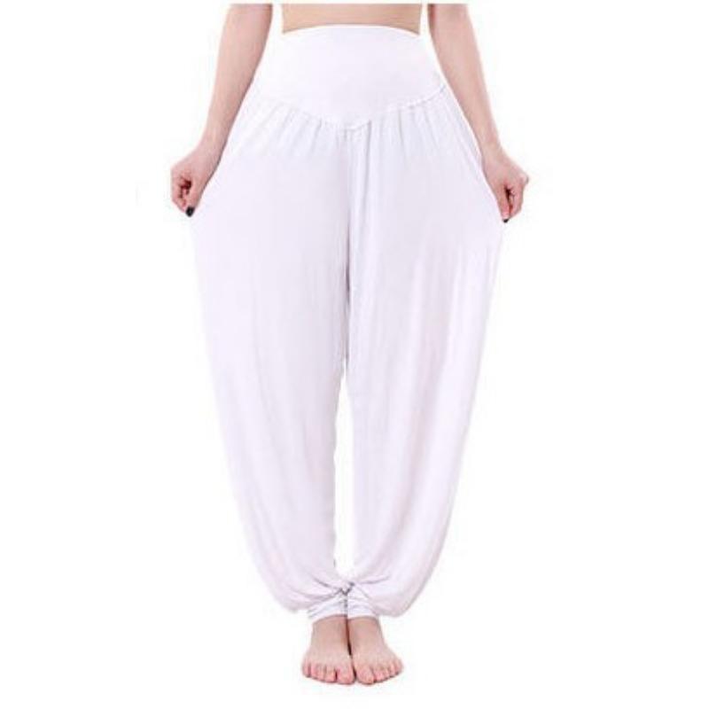 Fashion Casual Comfort Versatile Modal Fitness Comfortable Loose High Waist Yoga Pants Small Feet Dance Sports Lantern Pants