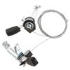 1 Paar 3x6/7 Versnellingen MTB Fiets Duim Versnellingspook Bovenmontage Shifters met Binnenkabel voor Stuur met 22,2 mm Diameter