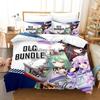 Azur Lane Bedding Set Single Twin Full Queen King Size Bed Set Aldult Kid Bedroom Duvetcover Sets 3D Anime Bed Sheet Set