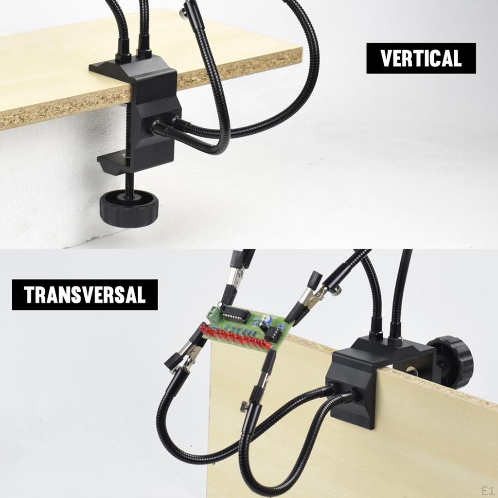 Dritte Hand Lötstation mit Tischklemme Verchromt und /für Reparatur