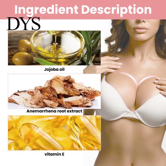 Nourishing Skin 20ml Chest Massage Oil Fast Absorption Gentle Safety Material Effective Portable Moisturizing Mild Breast Enhancement Essential