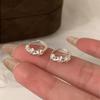 Floral Ear Ring - Simple and Versatile Earpiece for All Occasions. New Sweet-Tempered Style Women's Earpiece