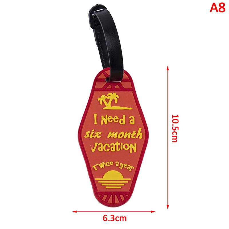 

1 шт. дорожные принадлежности багажная дорожная бирка силикагель чемоданные этикетки имя идентификатор адрес бирки посадочная бирка багажа портативная этикетка