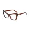 T-cat Eye Frame  New Anti-blue Light Mirror Female Fashion Retro Ins Lens Frame