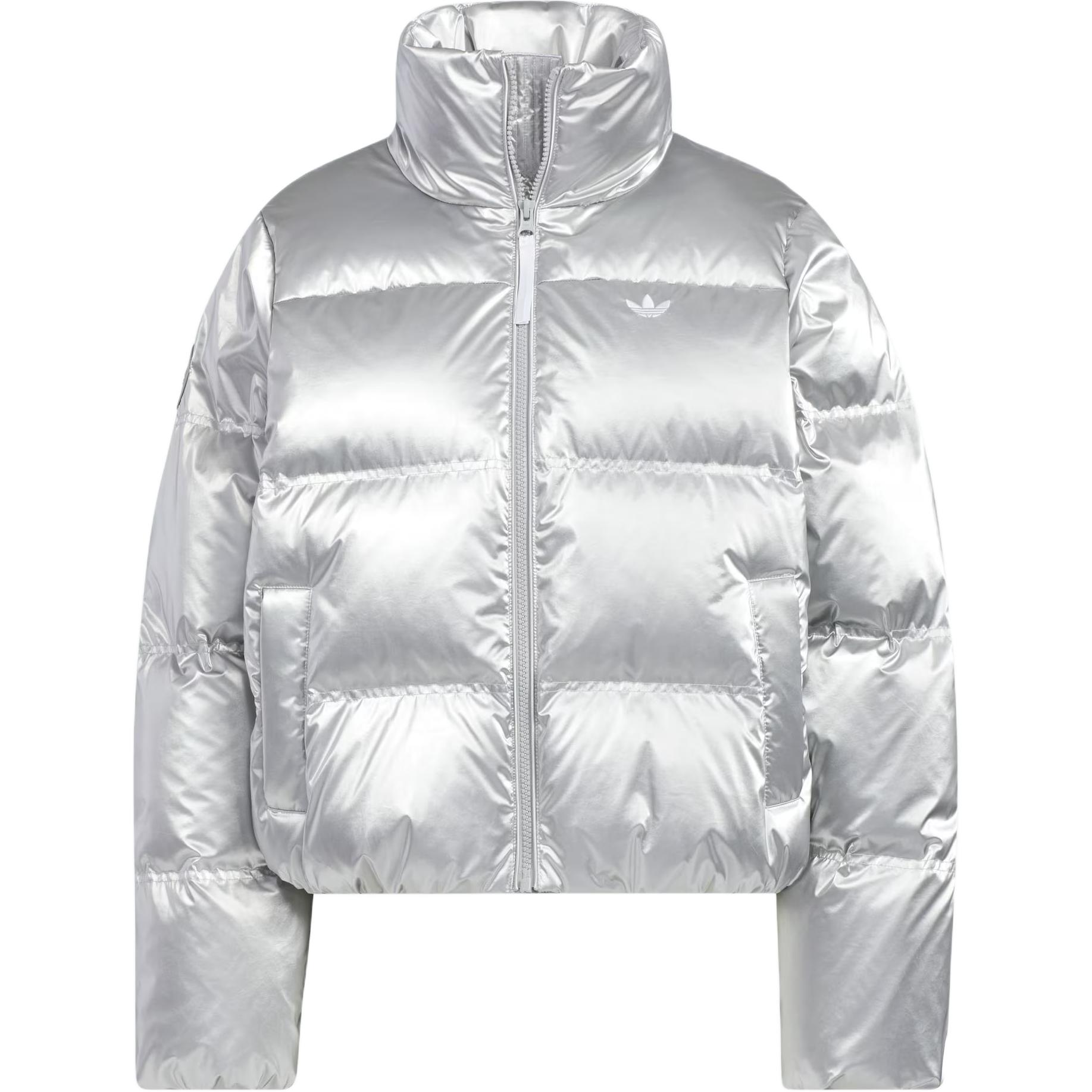 

Adidas Originals FW25 Short Down Puff Solid Color Logo Casual Warm Sports Duck Down Short Bread Jacket Women Jacket KC5402 XS