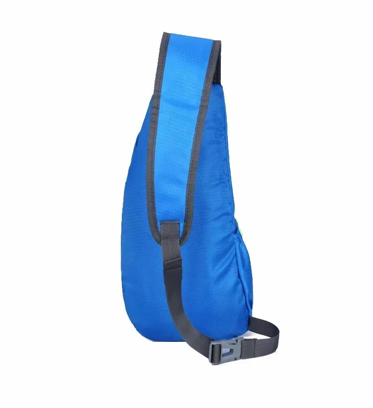 Outdoor Sports Chest Bag Unisex Waterproof Single Shoulder Backpack Cycling Hiking Fitness Multi-Functional Crossbody Pack