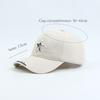 Vintage ripped pentagram embroidered baseball cap men's versatile cap outdoor casual sunscreen hat