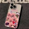 Pink Beaver Applies To Apple 15 Mobile Phone Case iPhone14 Anti-drop 13 Simple 12/11 Cute 7/8plus Soft