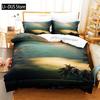 Beautiful Seaside Beach Bedding Set Duvet Cover Set 3d Bedding Digital Printing Queen Size Bedding Set Fashion Design
