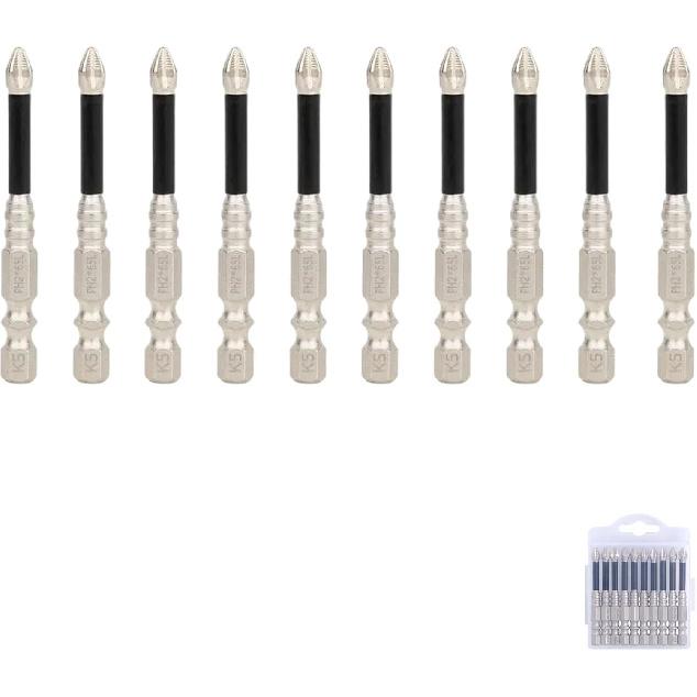 High-Magnetic Screwdriver Drill Bit Set, Anti-Slip Magnetic Electric Screwdriver Set,Strong Magnetic Durability Screwdriver Drill Bit Set, magnetic