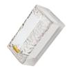 Wall Mount Tissue Box Cover Dryer Sheet Dispenser Clear PET ABS Pattern Versatile Tissue Container