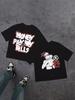 Y2K Style Printed Men's T-shirt 100% Cotton Fabric Summer Street Style Short Sleeve Women Cool Design Retro Summer
