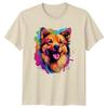 Colorful Dog Face TShirt Pet Portrait Dog Lover Gift For Him And Her