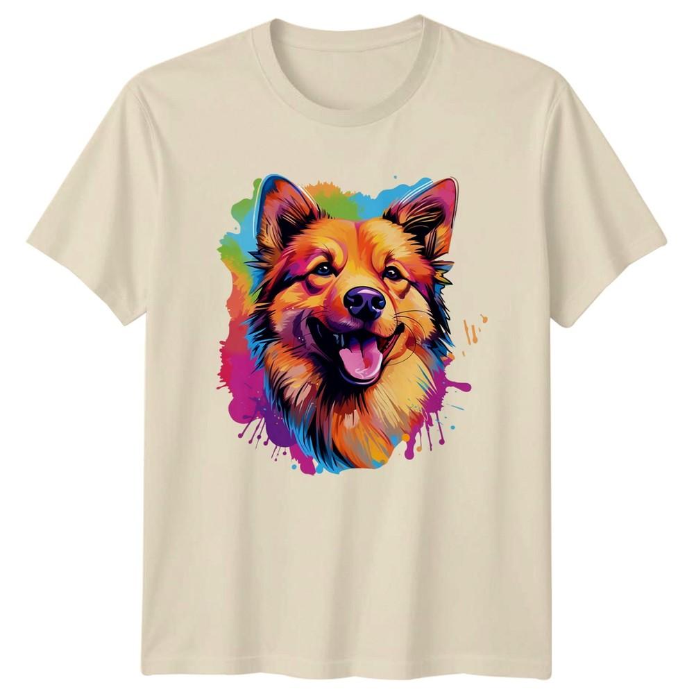 Colorful Dog Face TShirt Pet Portrait Dog Lover Gift For Him And Her
