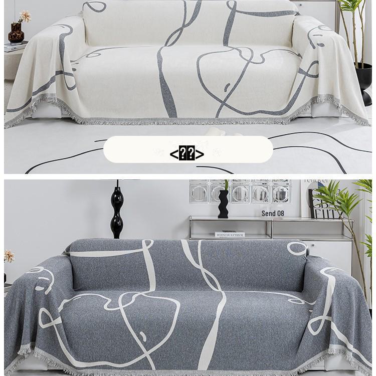 Chenille All Season Universal  Abstract Pattern Non-Slip Sofa Cover