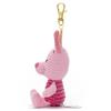 Disney Character Corduroy Plush Keychain Piglet, Approximately 14cm Tall, 721342