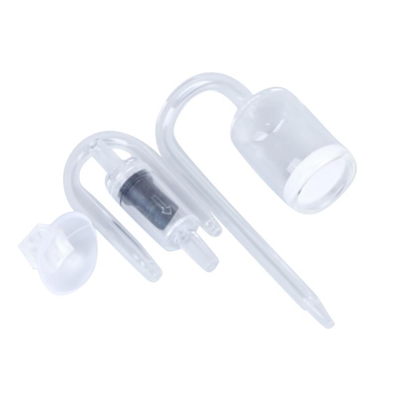 

1. 4 in 1 Aquarium CO2 Diffuser Kit with U Shaped Connector and Suction Cups Carbon Dioxide Atomizer for Fish Tank чорний