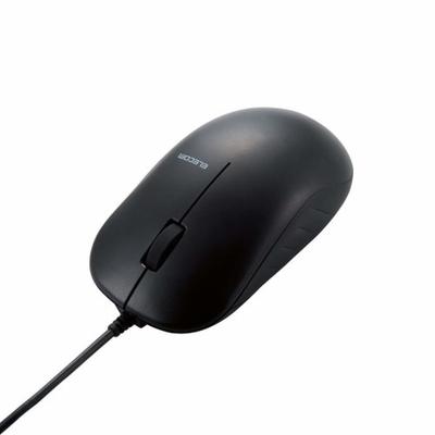 Elecom Highly Durable Mouse for Businesses USB Optical Wired Mouse 3 Buttons Black M-K7URBK/RS