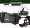 Men's Tactical Quick Release Stretch Belt with Aluminum Buckle for Outdoor and Casual Wear