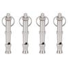 4Pcs Stainless Steel Ultrasonic Whistle Non-Toxic Finish Pigeon Training Whistle  Pigeons Training