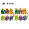 120pcs Halloween Gift Box Cartoon Pumpkins Candy Cookie Packaging Paper Boxes Happy Halloween Eve Party Supplies Decoration Mixe