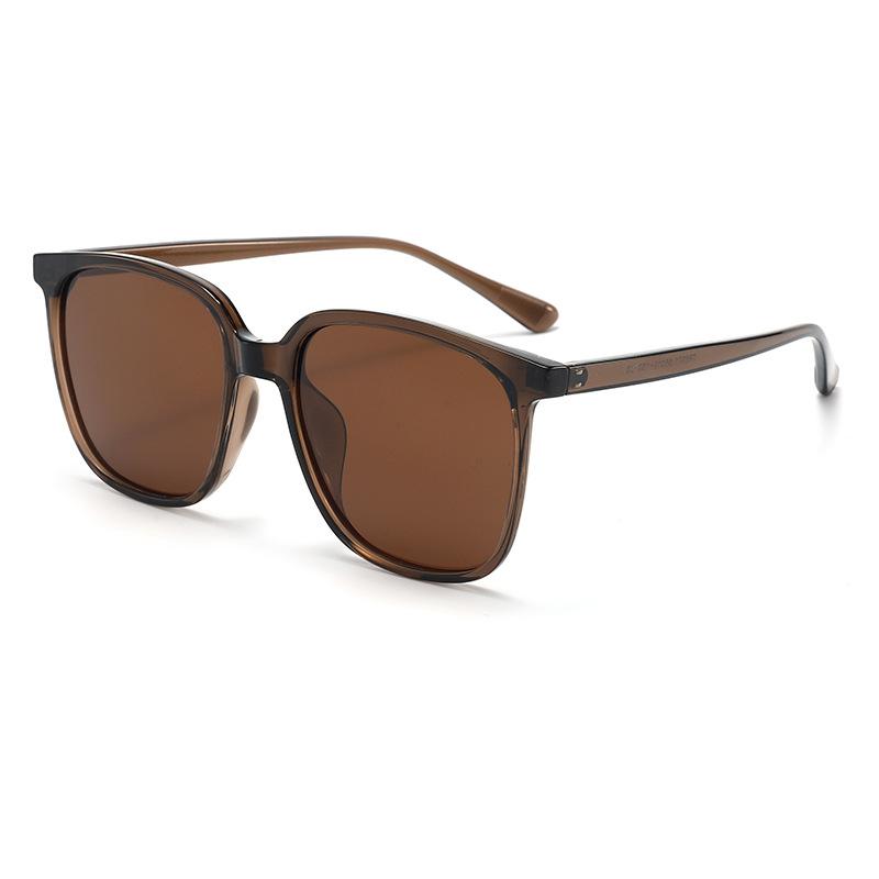 Tr90 Men'S Polarized Sunglasses, Uv-Proof Driving Glasses, Fashionable Retro Sunglasses For Women