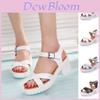 Elegant Women Platform Sandals With Open Toe For Casual Summer Wear In Weave Design