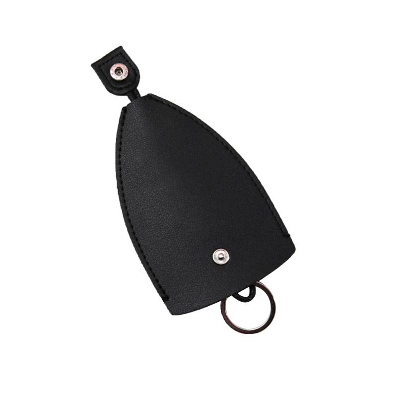 Creative Pull-Out Key Case Cover Leather Large-Capacity Sleeve Keychain Bags Cute Protector Car Fob with Holder Hook