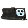 For Infinix Hot 40/Hot 40 Pro Case PU Leather Triangle Pattern Phone Cover