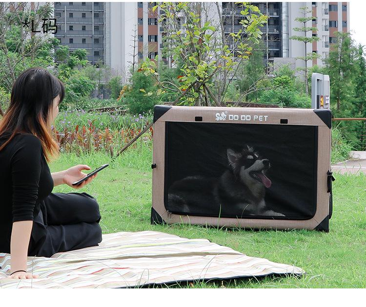 Portable Foldable Dog & Cat Travel Cage for Medium and Small Pets - Safety Seat & Outdoor Nest