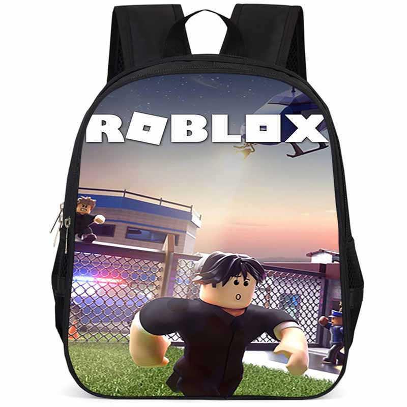Roblox Large Capacity Lightweight Oxford Cloth School Backpack For Kids Boys Girls