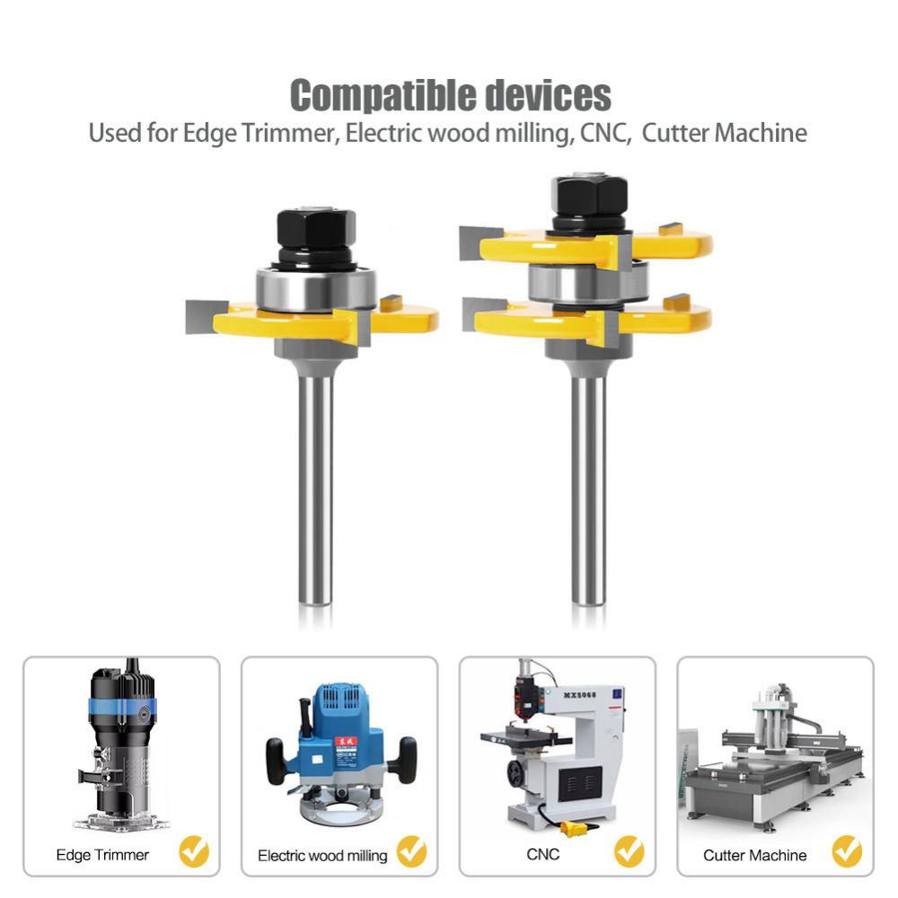 Woodworking Tenon Knife 3 Teeth T-shaped Tenon Knife Floor Knife Puzzle Knife 8 Handle Puzzle Knife Floor Knife