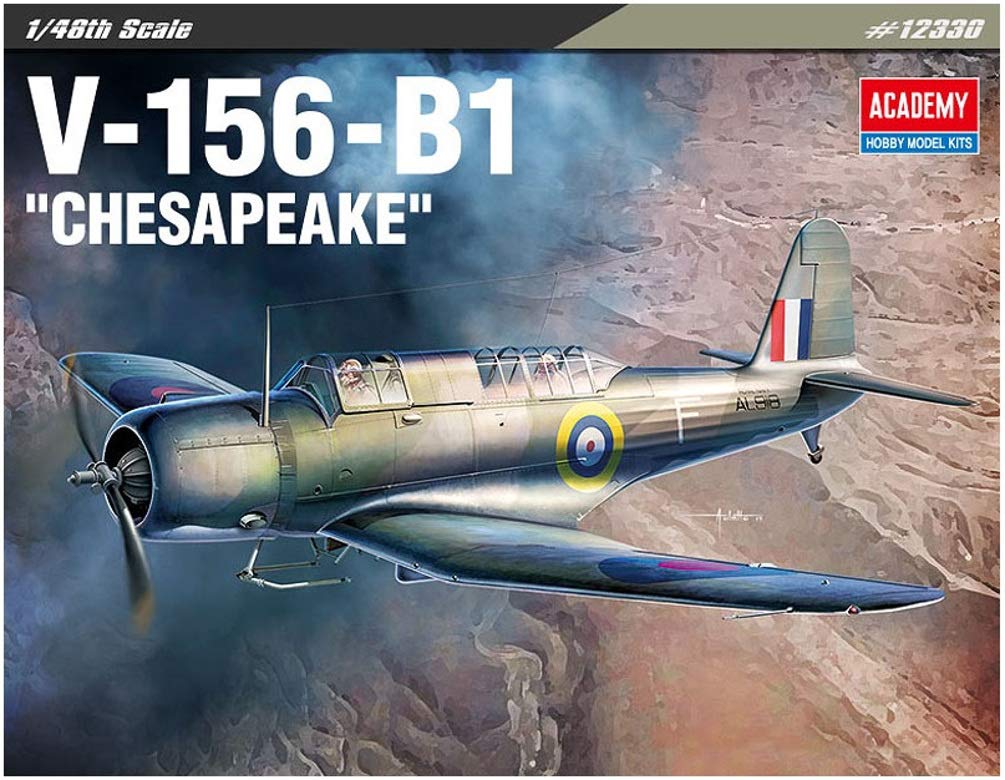 Academy 1/48 British V-156-B1 Chesapeake Plastic Model Kit 12330
