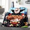 1 Stück Vampirfamilie Abenteuer Flanelldecke für Super Weichen Niedlichen Komfort für Reisebettwäsche Couch Sofa Decke Y73032